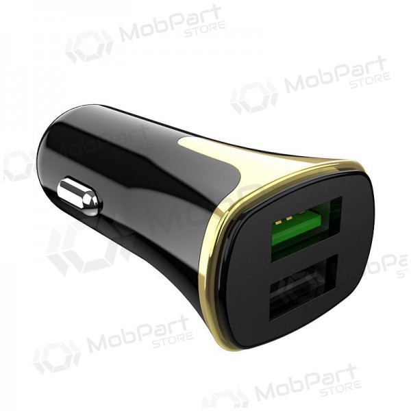 Charger automobilinis Hoco Z31 Quick Charge 3.0 (3.4A) x 2 USB (black)