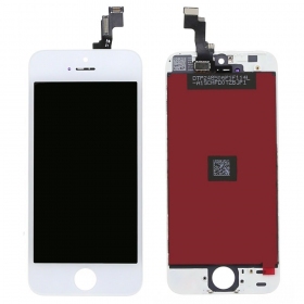 Apple iPhone 5S / iPhone SE ekranas (white) (refurbished, original)