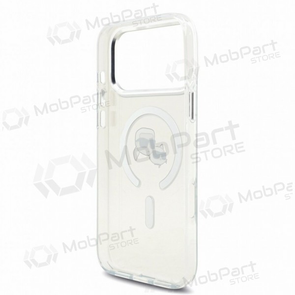 Apple iPhone 18 Pro case - Karl Lagerfeld IML K&CH Heads Metal Frame MagSafe (clear)