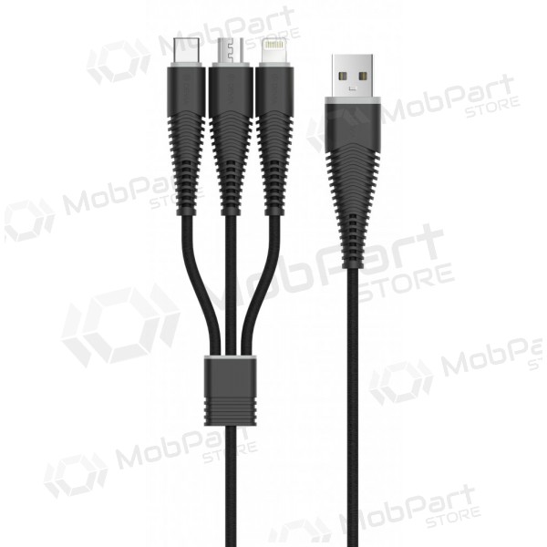 USB cable Devia Fish 1 3in1 