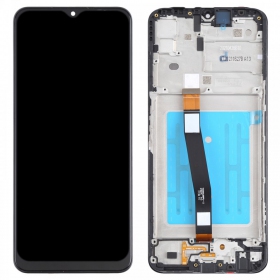 Samsung A226 Galaxy A22 5G screen (black) (with frame) (service pack) (original)