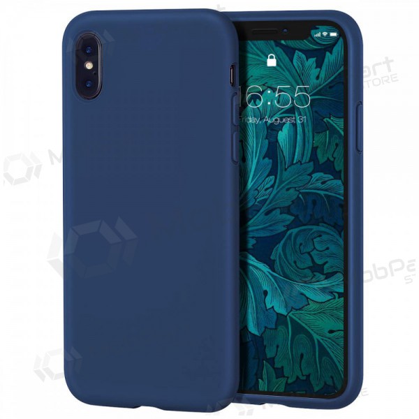 Apple iPhone 13 case - Liquid Silicone - 1.5mm (dark blue)