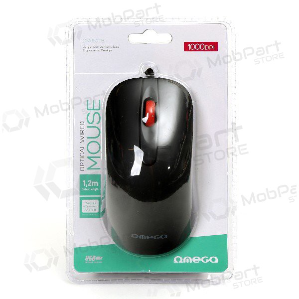 Mouse OMEGA OM-520 laidinė (black) Mouse OMEGA OM-520 laidinė (black)