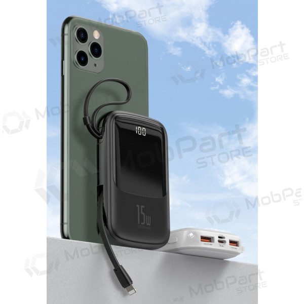 Portable charger / power bank Power Bank Baseus Q Pow With Type-C Cable 10000mAh black PPQD-A01