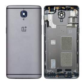 OnePlus 3 / 3T back / rear cover grey (Gunmetal) (used grade B, original)