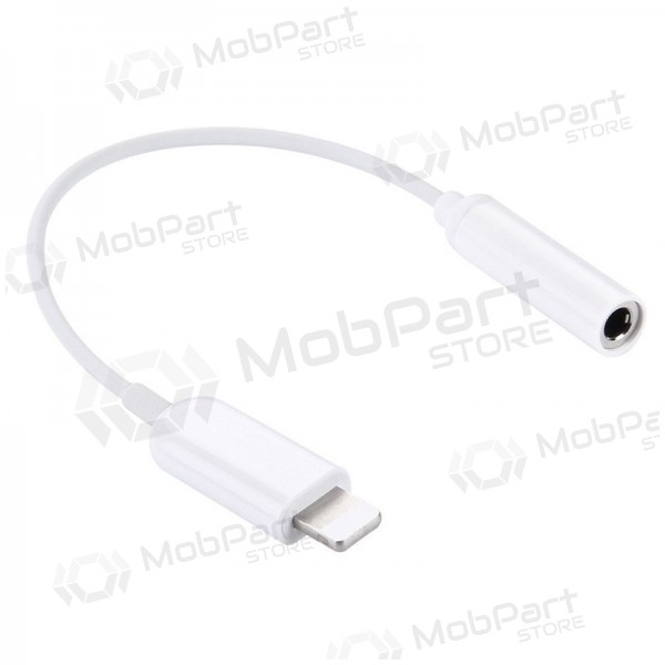 Adapter ADP18 iš Lightning į 3,5mm be pakuotės (white)