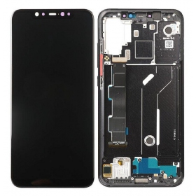 Xiaomi Mi 8 screen (black) (with frame) (service pack) (original)
