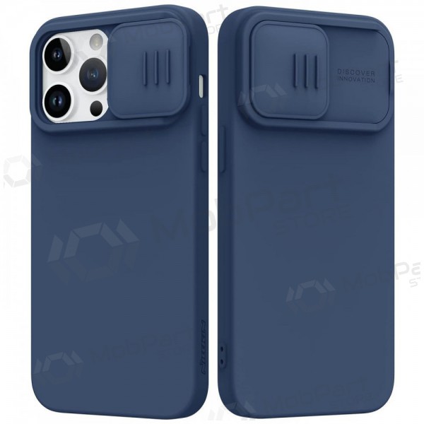 Apple iPhone 15 Pro Max case „Nillkin Silicone“ (dark blue) Apple iPhone 15 Pro Max case „Nillkin Silicone“ (dark blue)