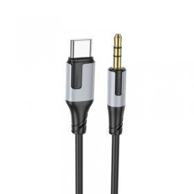 Audio cable Borofone BL19 USB-C to 3,5mm black