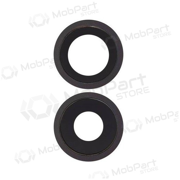Apple iPhone 11 camera glass / lens (2pcs) (black) (with frame)