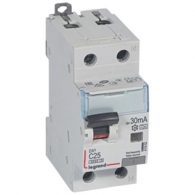 Residual current relay with automatic circuit breaker Legrand 411053 (C, 32A, 2P, 30mA, 230V).