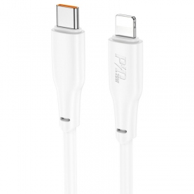 Lightning cable Hoco X93 USB-C to Lightning 2 m PD 20 W white