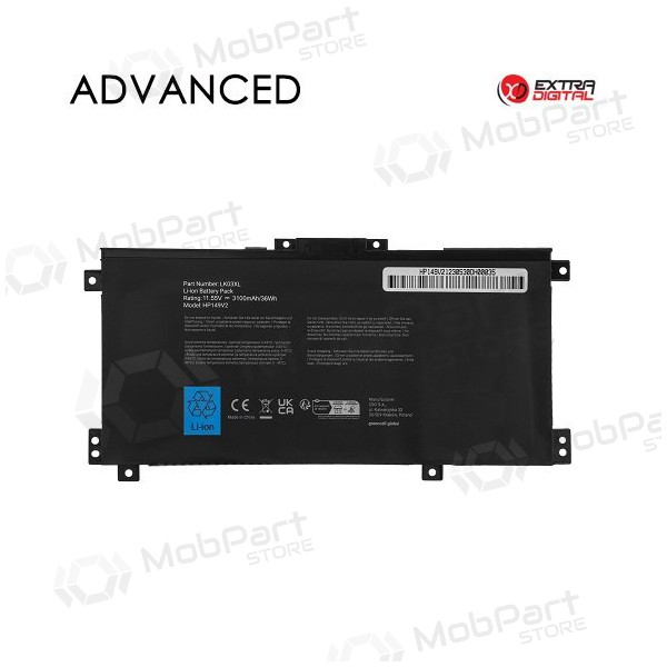 HP LK03XL, 3500mAh laptop battery, Advanced HP LK03XL, 3500mAh laptop battery, Advanced