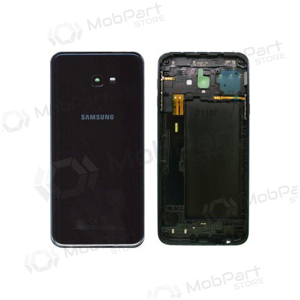Samsung J415 Galaxy J4+ 2018 back / rear cover (black) (used grade B, original) Samsung J415 Galaxy J4+ 2018 back / rear cover (black) (used grade B, original)