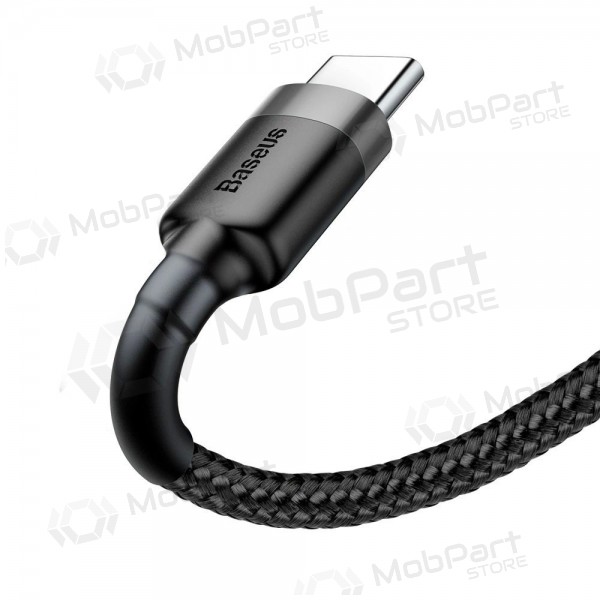 Baseus Cafule USB-C Cable 2m 2A (Grey-Black) CATKLF-CG1