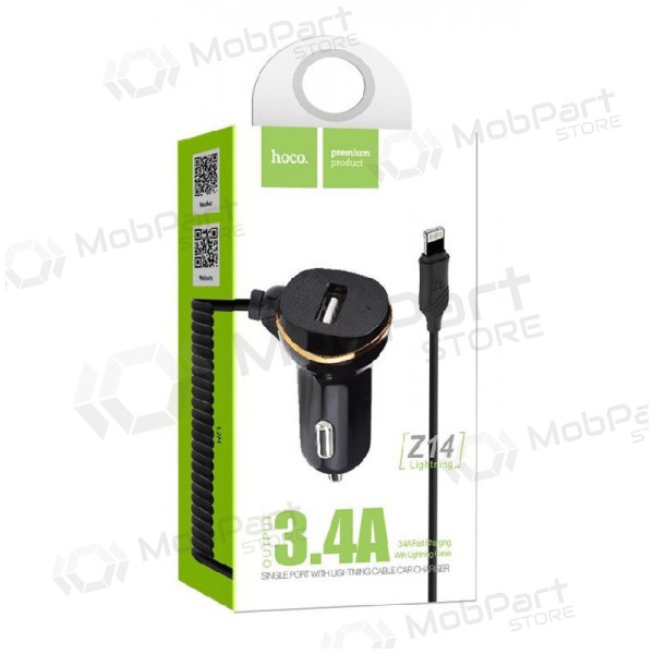 Car charger HOCO Z14 USB + 