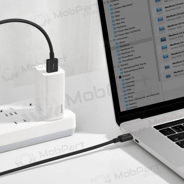 USB cable Baseus Superior iš USB į Type-C 66W 2.0m black CATYS-A01