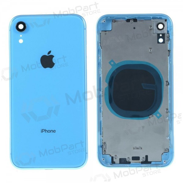 Apple iPhone XR back / rear cover (blue) (used grade B, original) Apple iPhone XR back / rear cover (blue) (used grade B, original)