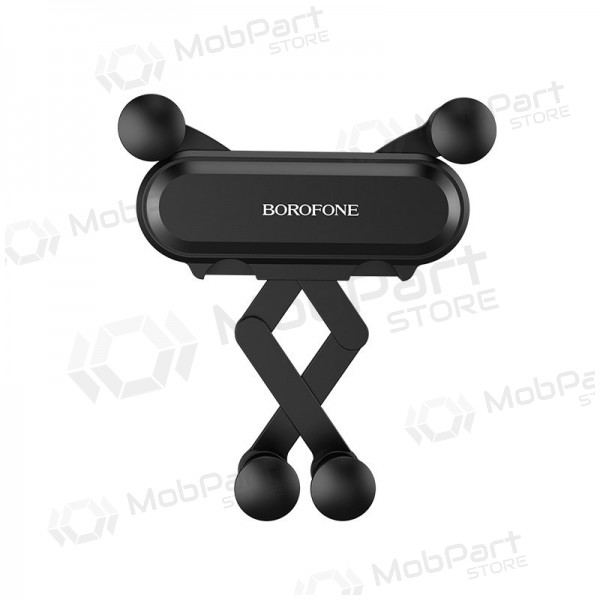 Automobilinis Universal telefono laikiklis Borofone BH19 tvirtinamas ant ventiliacijos grotelių, black