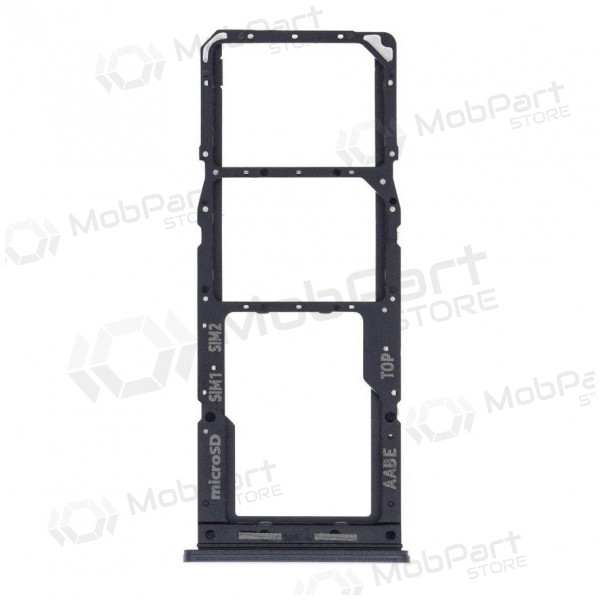 Samsung Galaxy A125 A12 / A127 A12S SIM card holder (black) (service pack) (original) Samsung Galaxy A125 A12 / A127 A12S SIM card holder (black) (service pack) (original)