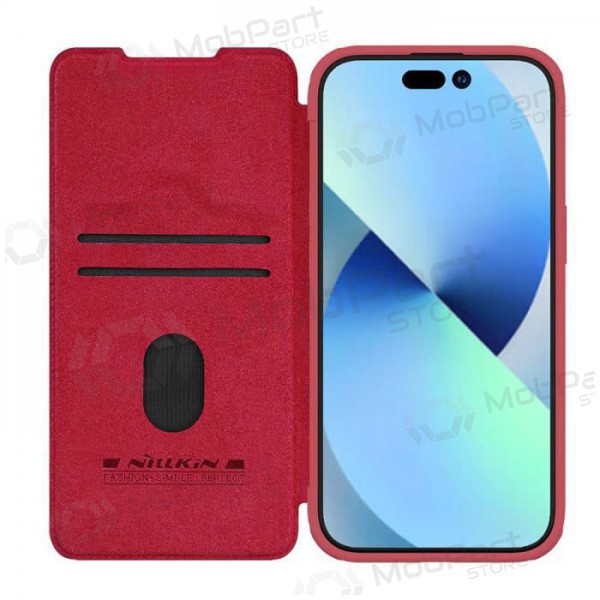 Apple iPhone 14 case - Nillkin Leather (red)