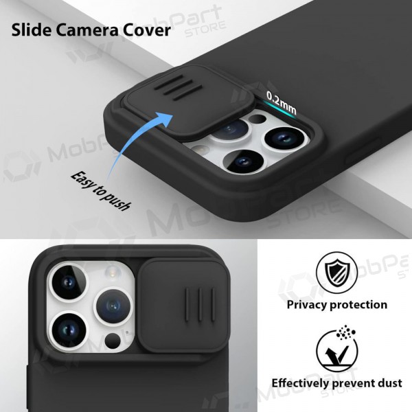 Apple iPhone 14 Plus case „Nillkin Silicone“ (black) Apple iPhone 14 Plus case „Nillkin Silicone“ (black)