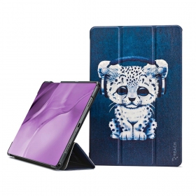 Samsung Galaxy Tab A9+, Tab A11+ case - Smart Leather (sad cat)