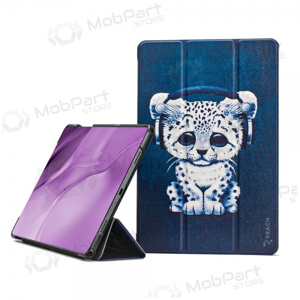 Samsung Galaxy Tab A9+, Tab A11+ case - Smart Leather (sad cat)