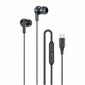 Headphones Awei PC-25T USB-C juodos