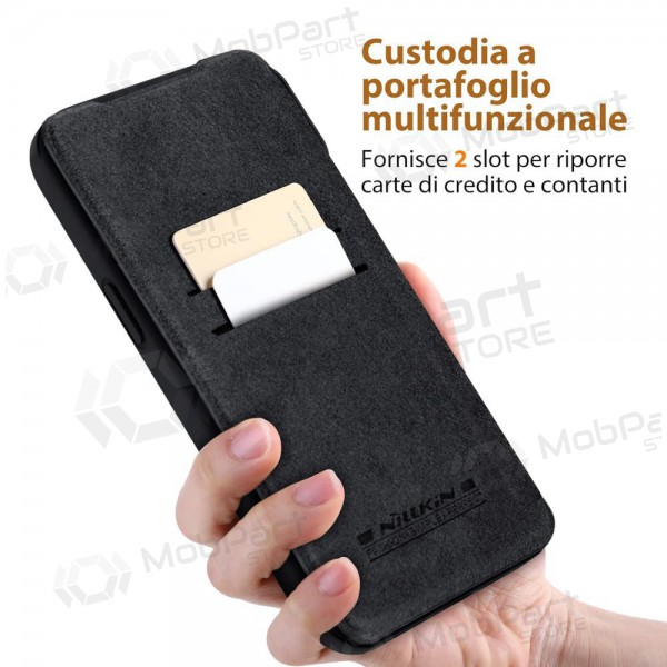 Apple iPhone 14 case - Nillkin Leather (blue)