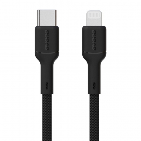Lightning cable Dudao L9X USB-C to Lightning 1 m 30 W black