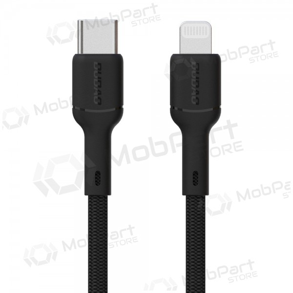 Lightning cable Dudao L9X USB-C to Lightning 1 m 30 W black