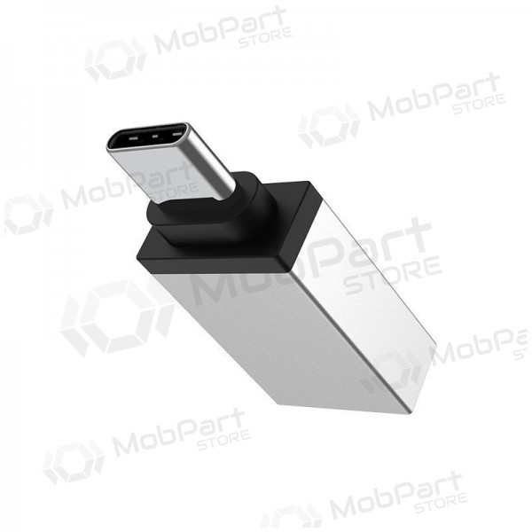 Adapter Borofone BV3 Type-C OTG grey