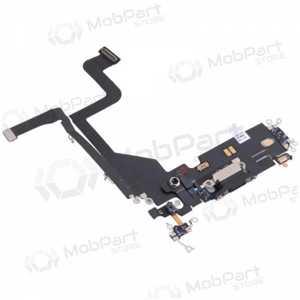 Apple iPhone 13 Pro charging port and microphone connector (black)
