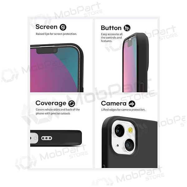 Apple iPhone 14 case - Mercury Soft Feeling (black)