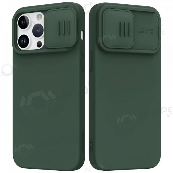 Apple iPhone 15 Pro case „Nillkin Silicone“ (dark green) Apple iPhone 15 Pro case „Nillkin Silicone“ (dark green)