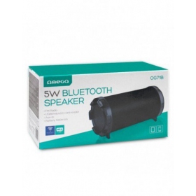Bluetooth portable speaker OMEGA OG71 BAZOOKA (MicroSD, headset / handsfree,FM, AUX) (black)