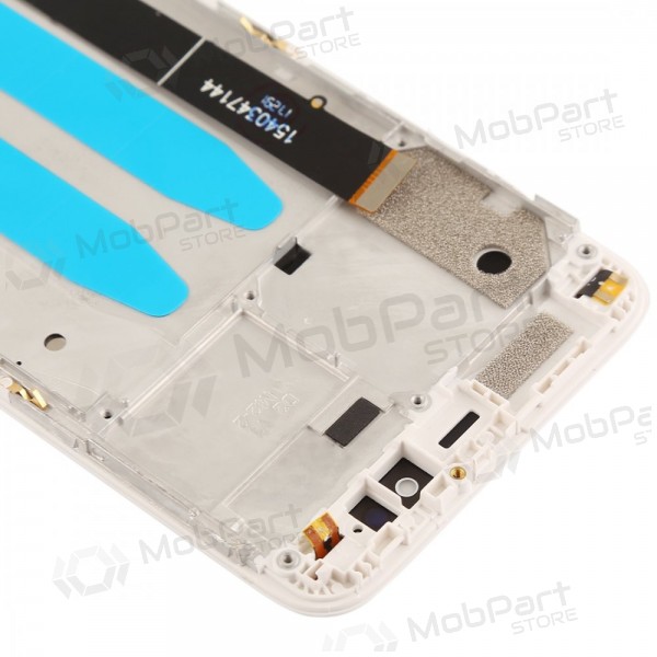 Xiaomi Mi A1 / Mi 5X screen (white) (with frame) (used grade C, original)