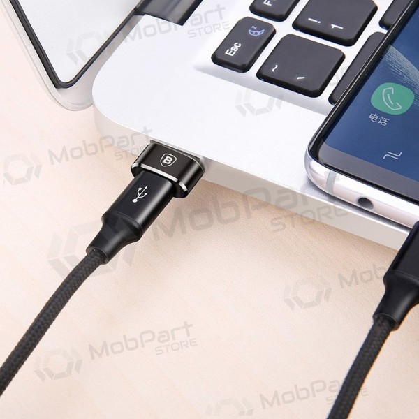 Adapter Baseus Type-C to USB-A black CAAOTG-01
