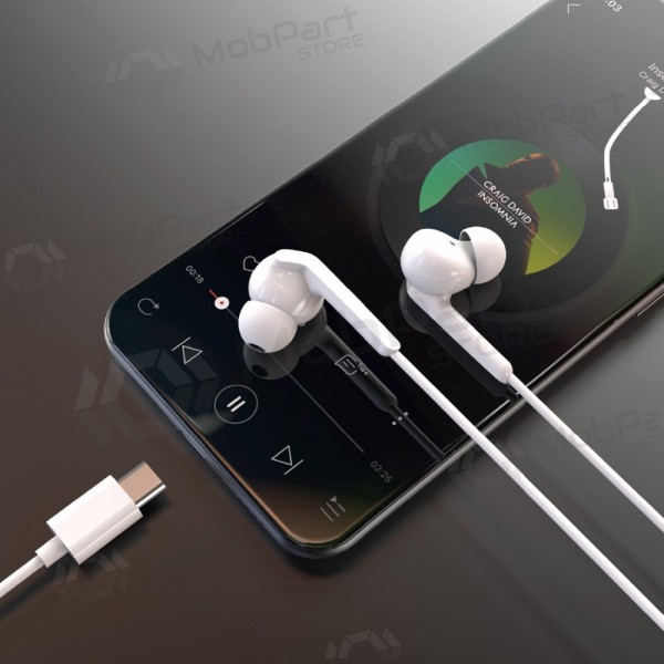 USB-C headphones Dudao X3C+ white