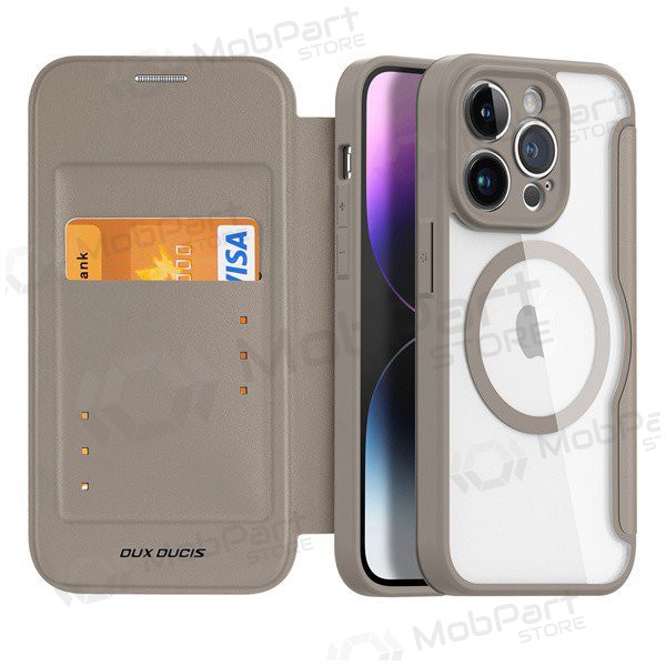 Apple iPhone 13 / 14 case - Dux Ducis Skin X Pro (brown)