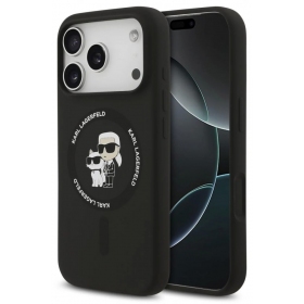 Apple iPhone 17 Pro case - Karl Lagerfeld Liquid Silicone Karl and Choupette MagSafe