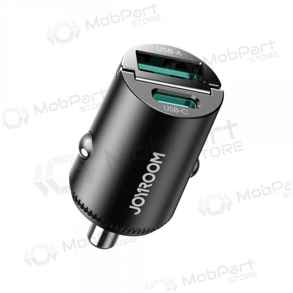 Car phone charger Joyroom JR-CCN18 65 W USB-C + USB-A black