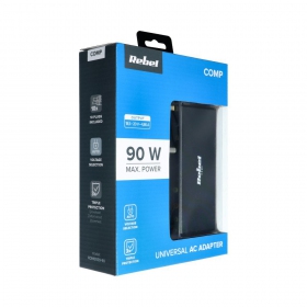 Charger REBEL for Notebook / Laptop 90W / 18-20V (black)