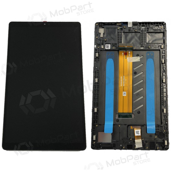 Samsung Galaxy Tab A7 Lite screen (black) (with frame) (original)