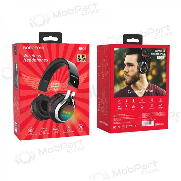 Wireless headset / handsfree Borofone BO8 (black)