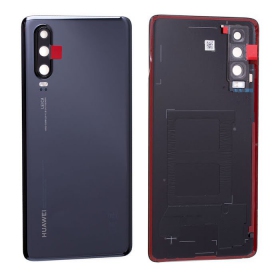 Huawei P30 back / rear cover (black) (used grade B, original)