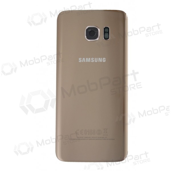 Samsung G935F Galaxy S7 Edge back / rear cover (gold) (used grade A, original) Samsung G935F Galaxy S7 Edge back / rear cover (gold) (used grade A, original)