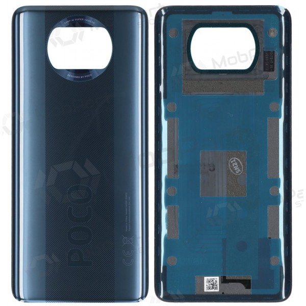 Xiaomi Poco X3 Pro / X3 / X3 NFC back / rear cover (black) (original) (service pack) Xiaomi Poco X3 Pro / X3 / X3 NFC back / rear cover (black) (original) (service pack)