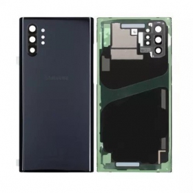 Samsung N975F Galaxy Note 10 Plus back / rear cover black (Aura Black) (used grade C, original)